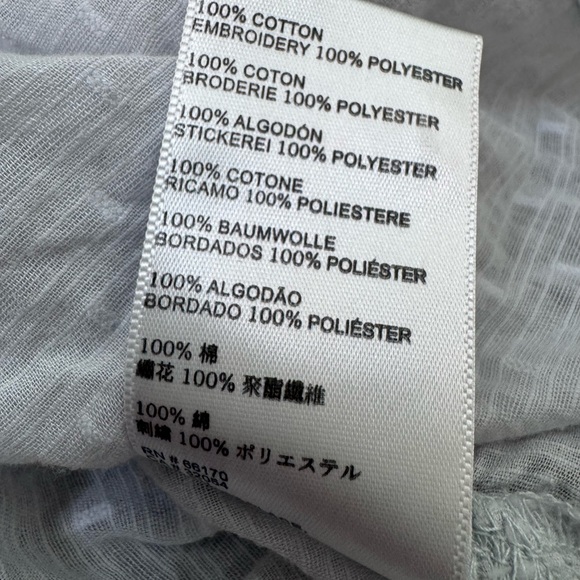 Maeve Anthropologie Christie Floral Embroidered Button Blouse Top Women’s US 4 - Picture 9 of 11